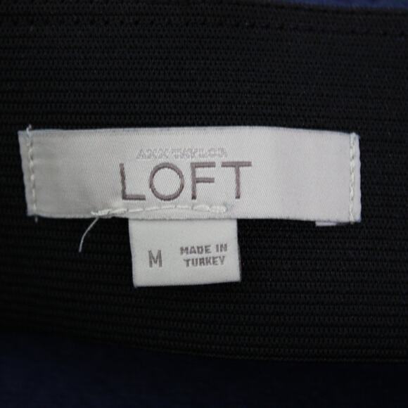 Ann Taylor Loft Skirt Women's Size Medium Stretchy Textured Mini Skirt - Picture 3 of 3